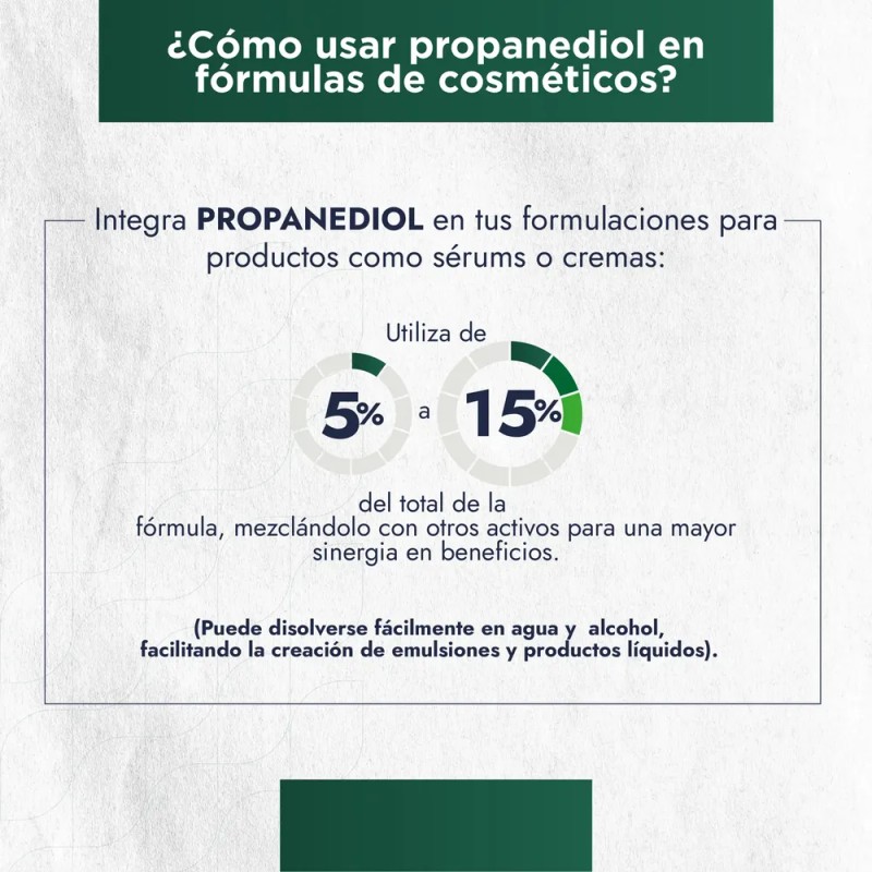 Propanediol Vegetal Humectante Sustituto De Glicerina 1kg