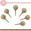Samara Nautical Lot Of 6 Cabinet Knot Rope Knob/Jute Door