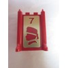 Stratego 1986 Vintage Game Piece: Red Sergeant #7