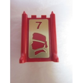 Stratego 1986 Vintage Game Piece: Red Sergeant #7