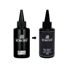 Cocoist Ultra Glossy Non Wipe, 3.5 oz (100 g), UV/LED Compatible, Gel Nail Refill