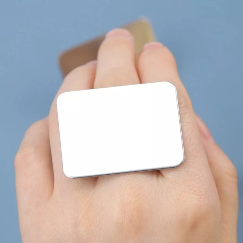 DFS Beauty 3 Piezas Paleta Anillo De Acero Para Mezcla