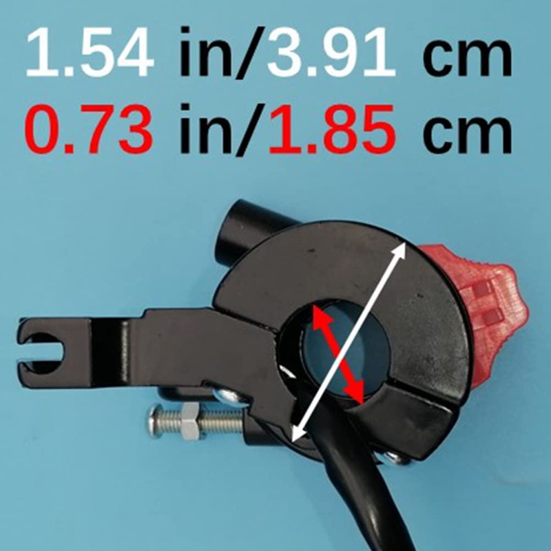 Tuzliufi Start Light Right Handle Bar Stop Kill Switch Compatible