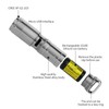 MecArmy X2S Stainless Steel LED Flashlight, Mini EDC Rechargeable Keychain