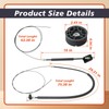 Mhrxusd 72546TK8A01 Sliding Door Cable Pulley Wheel Kit Compatible with