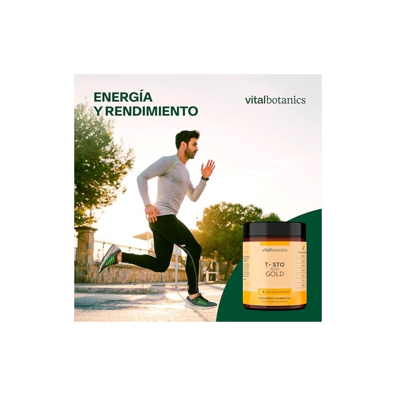 T-STO PLUS GOLD con Vitamina D, Potasio, Zinc, L-Arginina VITAL
