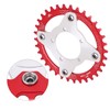 34T 104 BCD Electric Bike Chainring and Adapter for Bafang