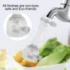 Adjustable Splash-Proof Faucet Extender, Kitchen Sink Taps Rotatable Nozzle Filter,
