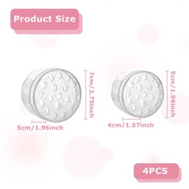 Pack of 4 Hanataba Flower Holders, Transparent Spiral Handle Holder for Flowers, Reusable Ikebana Handle Holder, DIY Spiral Bouquet Stem Holder, Flower Arrangement Accessory for Vases Decoration