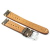 19 mm Fluco Racing Rally Vintage Cowhide Leather Watch Strap
