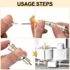 Keboyoe 6 Pcs Explore Deep Cut Blade With Housing 30°/45°/60°