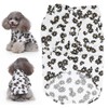Daisy Print Dog Shirt Soft Breathable Flexible Pet T Shirt