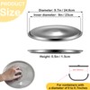 3Pcs Universal Lid for Pots Pans and Skillet, 9.4 Inch