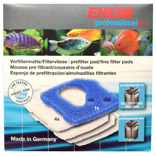 EHEIM 2617710 Set of Foam Filtration + 4 Wadding Cushions for Aquariums