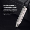 OKNIFE Otacle D1 Titanium Small EDC Multi Bit Pocket Screwdriver,