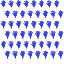 ZCYSRLQIN 48 Pcs Red/White/Blue Hand Clappers 7.5 Inch Noise Makers Plastic Clapping Hands Noisemakers Patriotic Parties, Sporting Event, Concert Supplies Dance celebrations and many other occasions