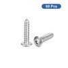 sourcing map Hex Socket Self Tapping Screws, M5 x 20mm