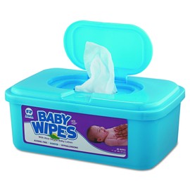 Royal RPBWU80 Baby Wipes Tub, White, 80 Per Tub (Case of 12)