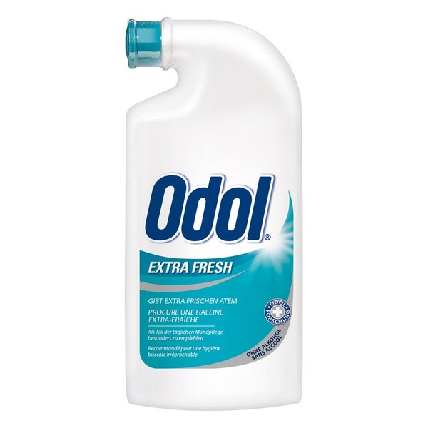 ODOL Extra Fresh - Concentrated Mouthwash (125ml / 4.25oz.ceramic bottle)