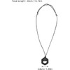 Luxshiny Cordón Negro Ajustable para Gafas, Correa de Cuello Portátil