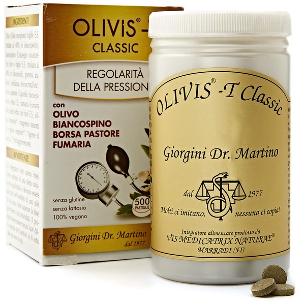 Dr. Giorgini Integratore Alimentare, Olivis Classic Pastiglie - 200 g
