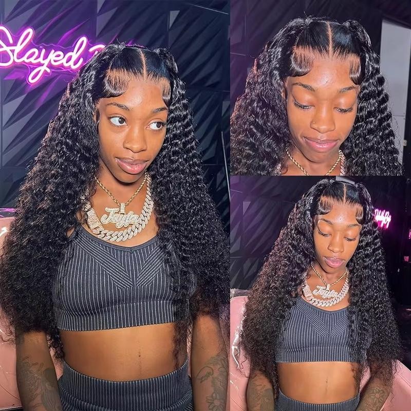 Deep Wave 13x6 Hd Lace Frontal Wigs 180% 250% Density
