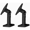MaxLLTo Black 2 Packs Universal Wall or Ceiling Speaker Mounts