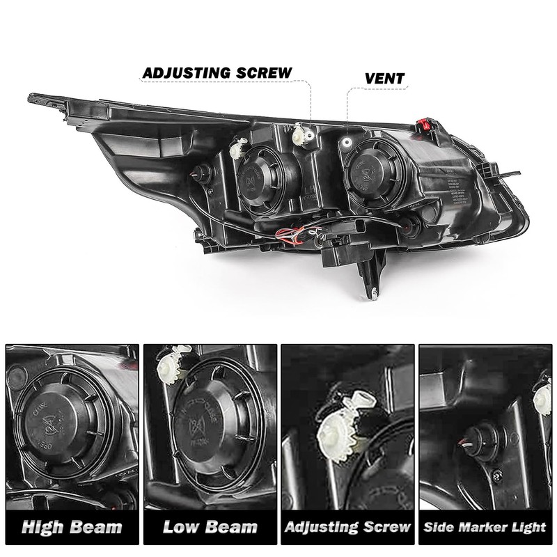 SOCKIR Headlight Assembly Fit for 2019 2020 2021 Chevy Malibu