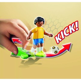 Playmobil Todobloques Playmobil 9510 Jugador Fútbol Brasil !!