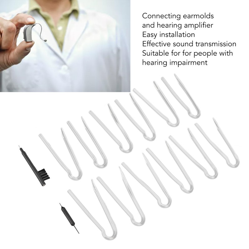 Hearing Amplifier Tube Set Professional Preformed BTE Earmold Tubing Hearing