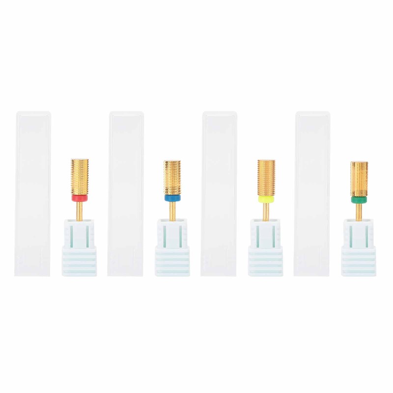 4pcs Nail Art Manicure Drill Bits Electric Grinding Machine Tool