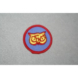 BOY SCOUTS 1972-1989 OWL PATROL PATCH MEDALLION  06 TWILL