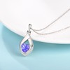 BEILIN Teardrop Urn Necklace for Ashes for Women Sterling Silver