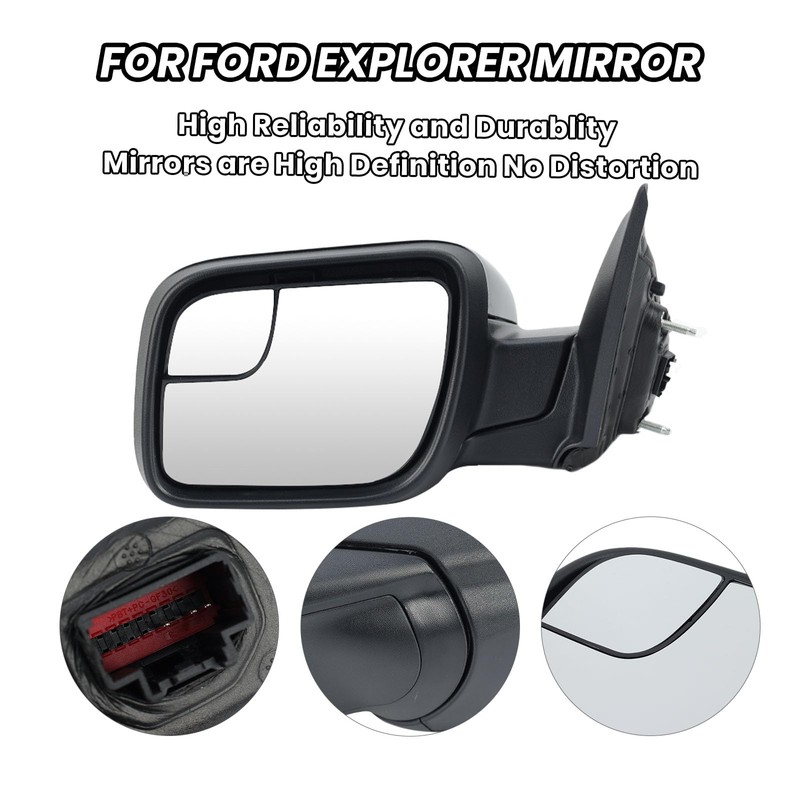 Left Driver Side Door Mirror Compatible with 2011 2012 2013