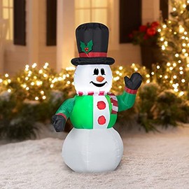 Airblown Inflatables 4ft Top Hat Snowman Inflatable (8542006299)