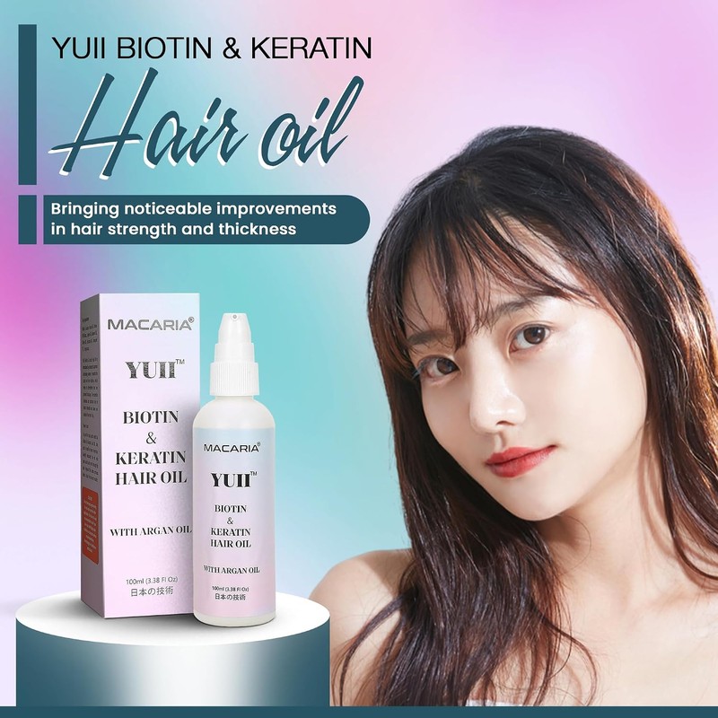 Yuii Biotin Hair Growth Oil Spray For Black Hair Women