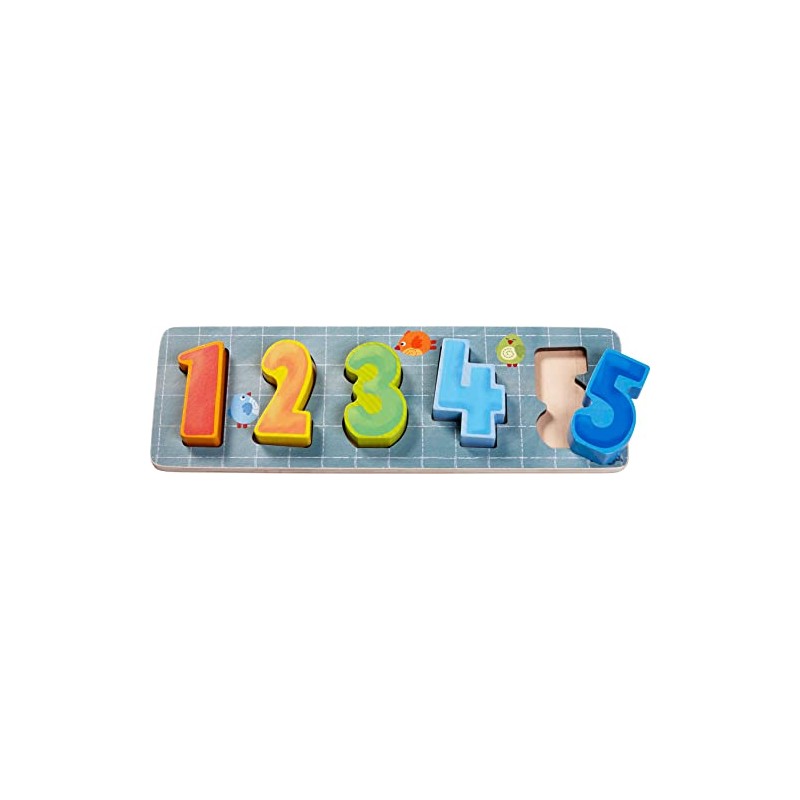 HABA 305405 Wooden Puzzle Count Time! Wooden Puzzle from 1