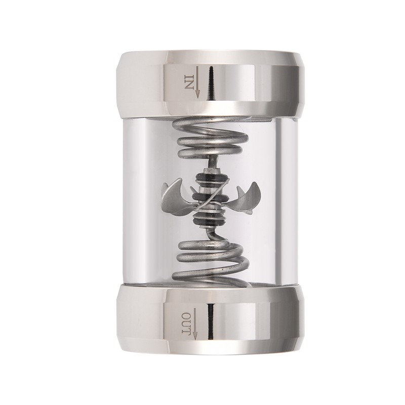 G1/4 Threaded Computer Water Cooling System Flow Meter Indicator Metal