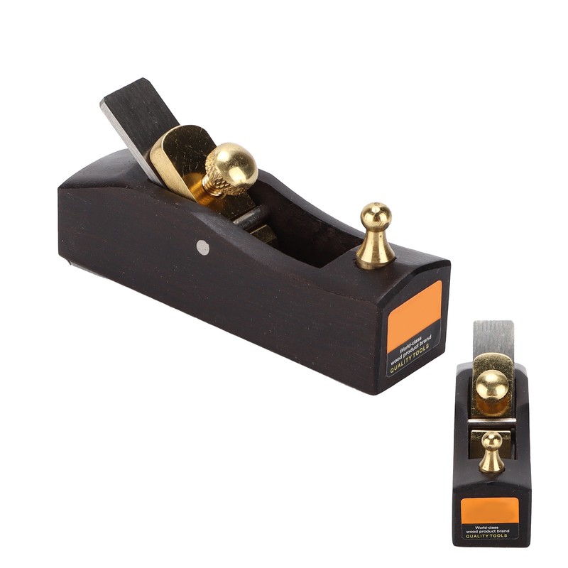 Violin Thumb Planer Glossy Ebony Brass Small Production Tool Portable