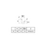 SANEI H70-67-32 Drain Parts U-Pipe for Metal Traps, Pipe Diameter