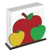 Apple Wooden Napkin Holder, Red Green Fruit Tissue Dispenser, Farmhouse