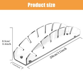 Hat Stand for Baseball Caps,2 Pack No Install Acrylic Hat Organizer Hat Racks for 12 Baseball Caps, Hat Holder Display and Organization for Bedroom, Closet, Dresser (Clear-2Pack)