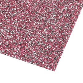UTALIND 1 Pcs Glitter Nail Table Mat Soft Nail Hand Rest for Nail Cushion Pad, Washable Nail Desk Pad, Pink