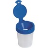BRUNNEN Water Cup with Lid, Blue