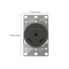 30A RV Outlet 125V 2P Industrial Grade Flush Mount Receptacle