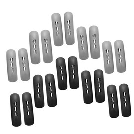 Kisangel 20pcs Heat-Resistant Pot Handle Covers Rubber Sleeves for Frying Pans and Skillets Insulated Grip Covers for Kitchen Safety