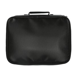 Document Bag Fireproof Waterproof Portable Large Size Multi Layer File Organizer for Home and TravelBlack