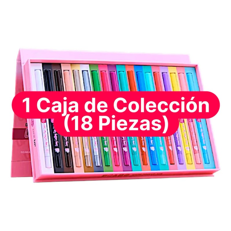 Lápiz Delineador Pink Up Long Lasting Eye Liner Box 18