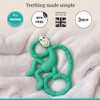 Mordedera para Bebé MatchStick Mini Monkey Mordedor, Verde (Green), 10