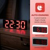 HMETOL Large Digital Alarm Clock Big Numbers for Seniors &